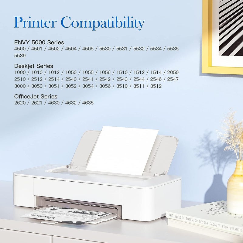 Valuetoner Ink Cartridges Replacement for HP Ink 61 XL 61XL Black Remanufactured for HP Envy 4500 4501 4502 5530 Deskjet 2540 3050 1000 1050 1056 1510 1512 1010 1055 OfficeJet 4630 Printer (2 Black) - Image 3